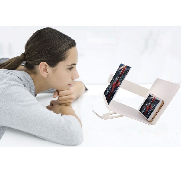 Foldable 3D Mobile phone Amplifier bracket stand