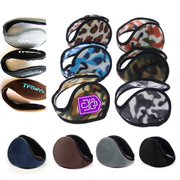 Polyester fleece Camouflage Earmuff Warmers