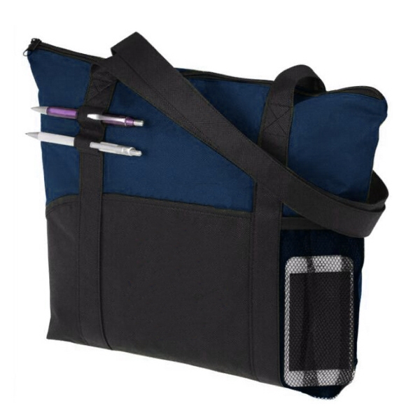 Two-Tone Polyester Tote Bag