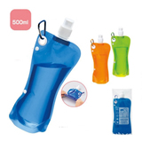 BPA free Plastic flat  water bottle bag