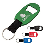 Bottle Opener Keyring with Web Strap