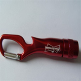 Carabiner Led flashlight with bottle Opener