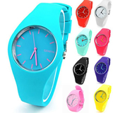 Fashion Business Unisex Silicon Sport Wristwatch