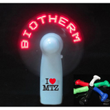 Mini LED Flashing Message Fans