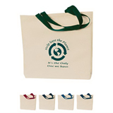 Natural Cotton Canvas Tote Bag