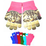 Pantone Matched Touch Screen Gloves With Full Color Imprint