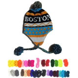 Pom Pom Ski Hat With Tassel