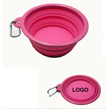 Silicone Folding  Pet Bowl with climbing knot