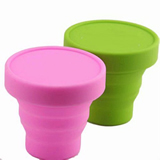 Silicone foldable cup