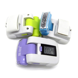 Single function pedometer with 3 LED flashlights