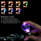 The bulb colorful LED Keychain toys with Sound Flashlight