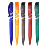 Translucent Spring Ballpoint Pen