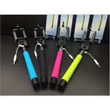 Wired Selfie Stick Monopod for mobile phone and camera